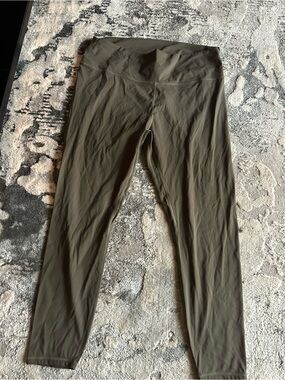 Fashion Nova Olive Green High-Waist Leggings